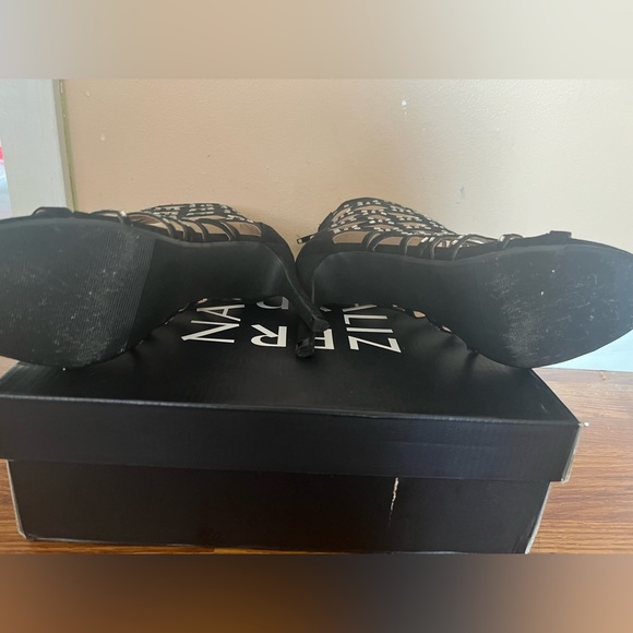 Stilettos high heels size 8.5 black - Picture 6 of 7